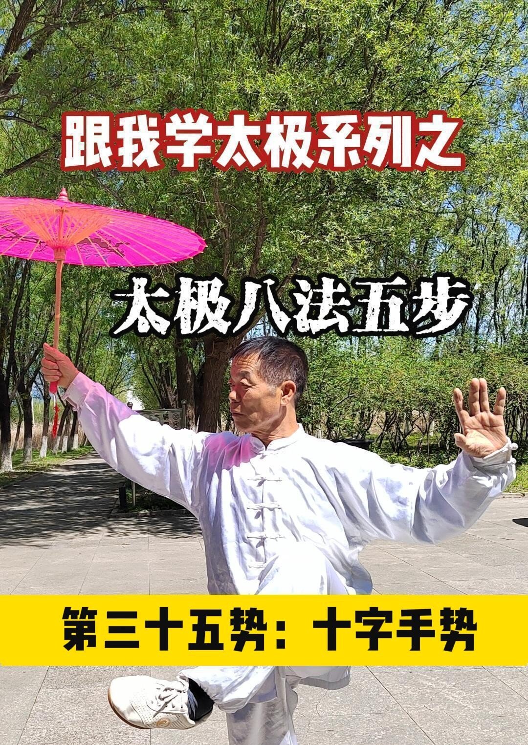 八法五步正面,背面演示教学的简单介绍